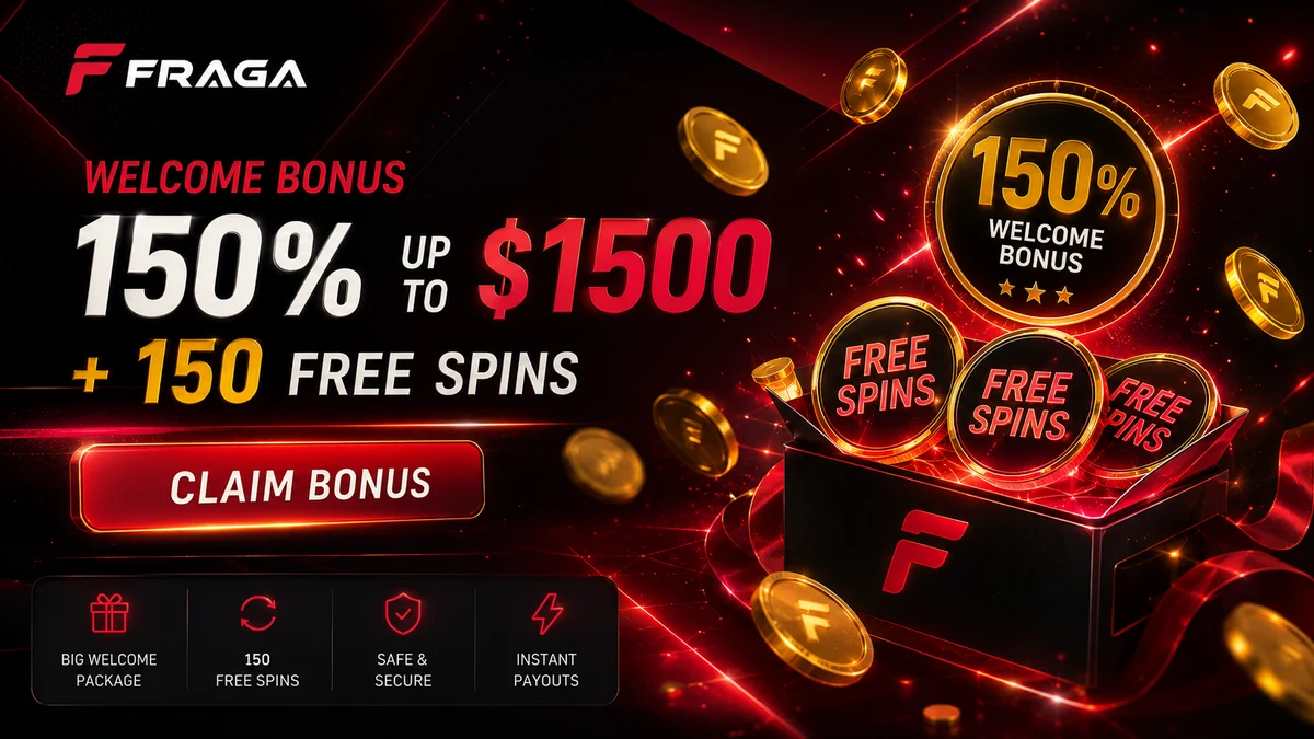 Приветственный бонусный пакет Fraga Casino для игроков из Казахстана в тенге